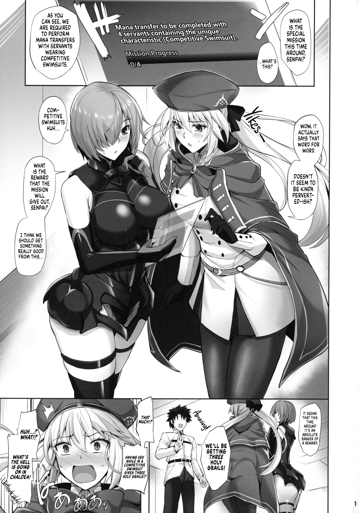 Hentai Manga Comic-Servants With The Swimsuit Trait 2-Read-2